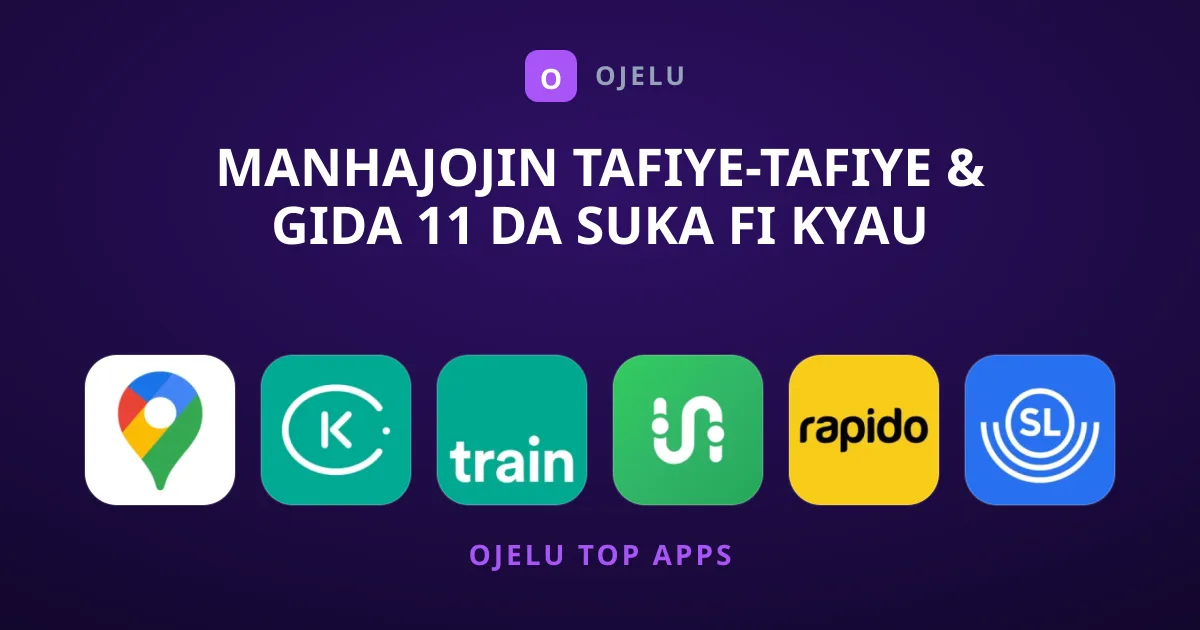 Manhajojin Tafiye-tafiye & Gida 11 Da Suka Fi Kyau